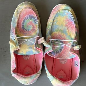 Rocket Dog slip on tie dye shoes size 9.5